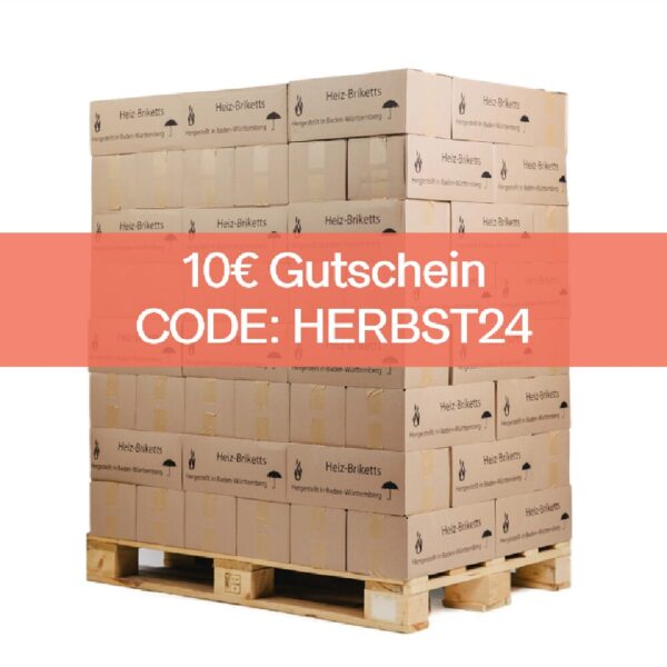 Hartholzbriketts eckig Buche & Eiche Palette 960kg