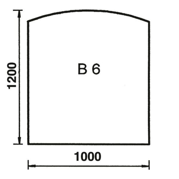 Zubehör - Bodenplatte Glas Bogen B6 - Image 3