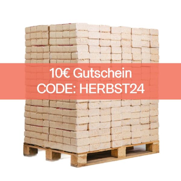 Holzbriketts Nadelholz eckig Palette 960kg