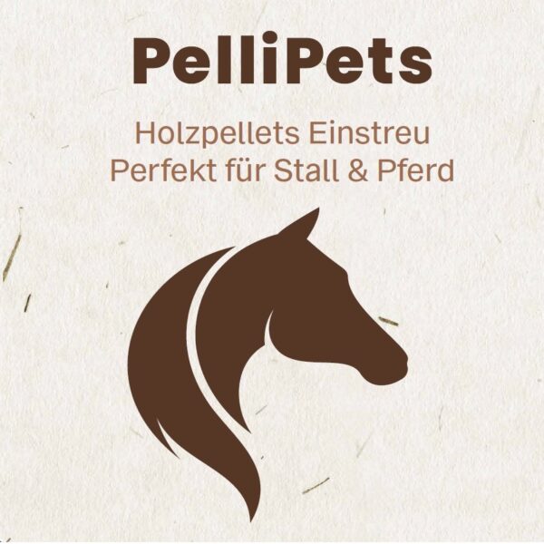 PelliPets Pferde Holzpellets Boxeneinstreu Bigbag (=700 kg / Bigbag) - Image 3