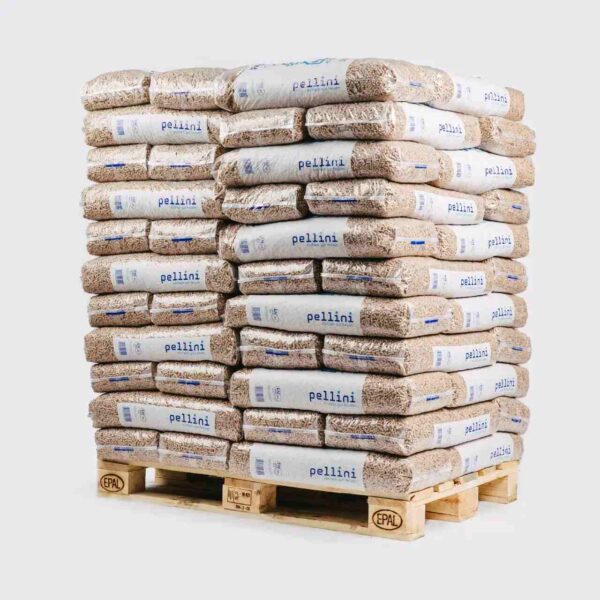 pellini Holzpellets Sackware Palette 720kg (10kg Säcke)